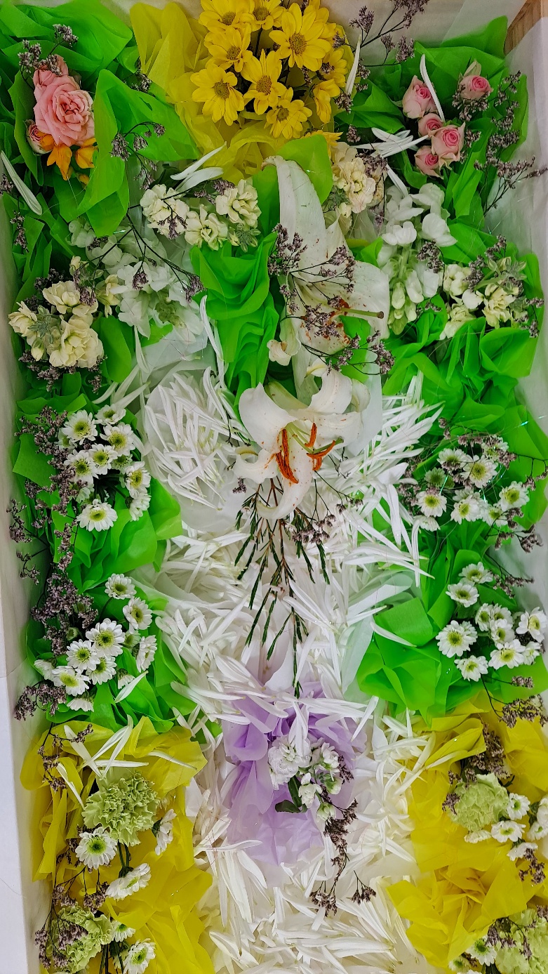 장례 꽃 장식 2